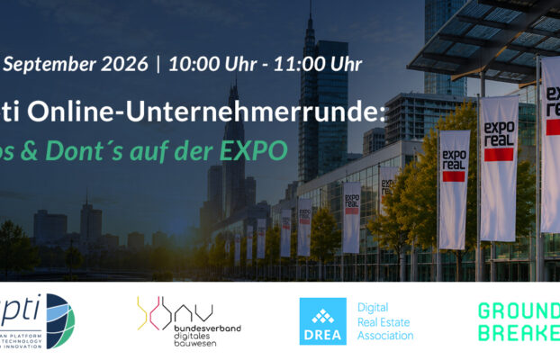 Online-Unternehmerrunde by gpti x BDBau x DREA x GROUNDBREAKERS